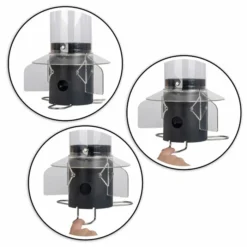 Leto Bird Seed Feeder For Small Birds 10 Leto Bird Seed Feeder For Small Birds -Deals Birdvora Store 30023 leto black jvg