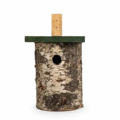 National Trust Birch Log Nest Box 32mm Hole -Deals Birdvora Store 905120121 jvg 2992