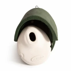 WoodStone® Alicante 32mm Oval Hole Nest Box (Green) -Deals Birdvora Store 90673 03