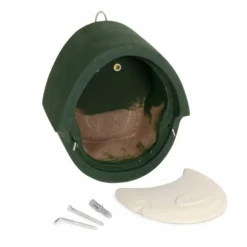 WoodStone® Alicante Open Nest Box (Green) -Deals Birdvora Store 90716 2