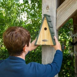 National Trust Aspen Larch 28mm Nest Box -Deals Birdvora Store 909740121 5
