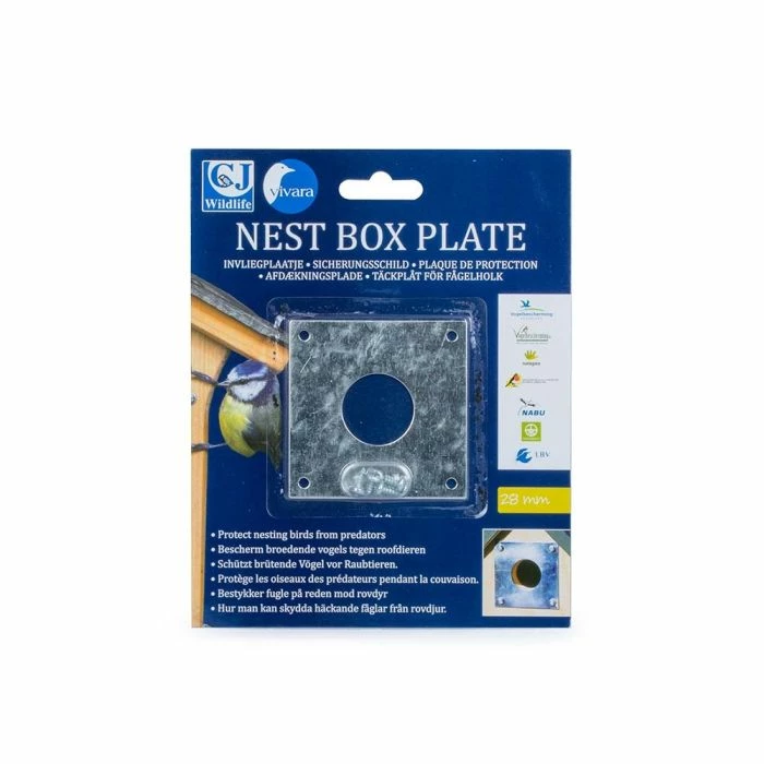 Bird Nest Box Metal Plate 4 Bird Nest Box Metal Plate - Image 4