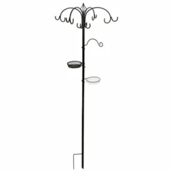 Bird Feeder Pole System - Black -Deals Birdvora Store 94075 01 3